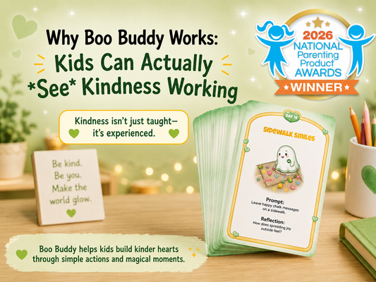Why Boo Buddy Works: Kids Can Actually See Kindness Working